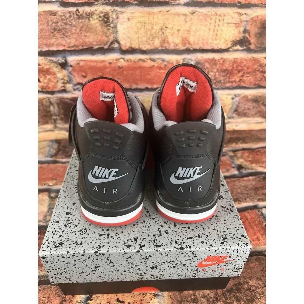 Nike Air Jordan 4 Bred Reimagined GS Size 7Y/8.5W (FQ8213-006) DS New‎ IN HAND